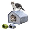 Breathable Cat House Semi-enclosed Cat Scratching Board New Cat Bed Pet Supplies