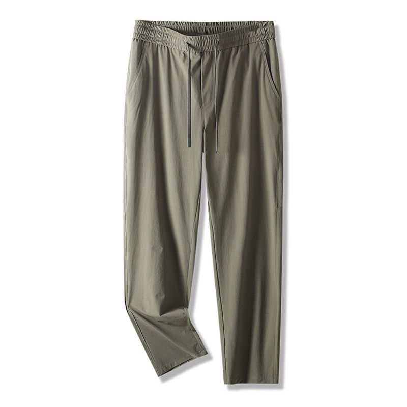 UPF50 Outdoor Sun Protection Cool Feeling Stretch Straight Quick-Dry Pants Men s Summer Thin Pants Foreign Trade Men s Casual Pants Army Green XL