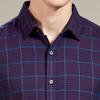 High-end Business Plaid Long-Sleeved Shirt for Men