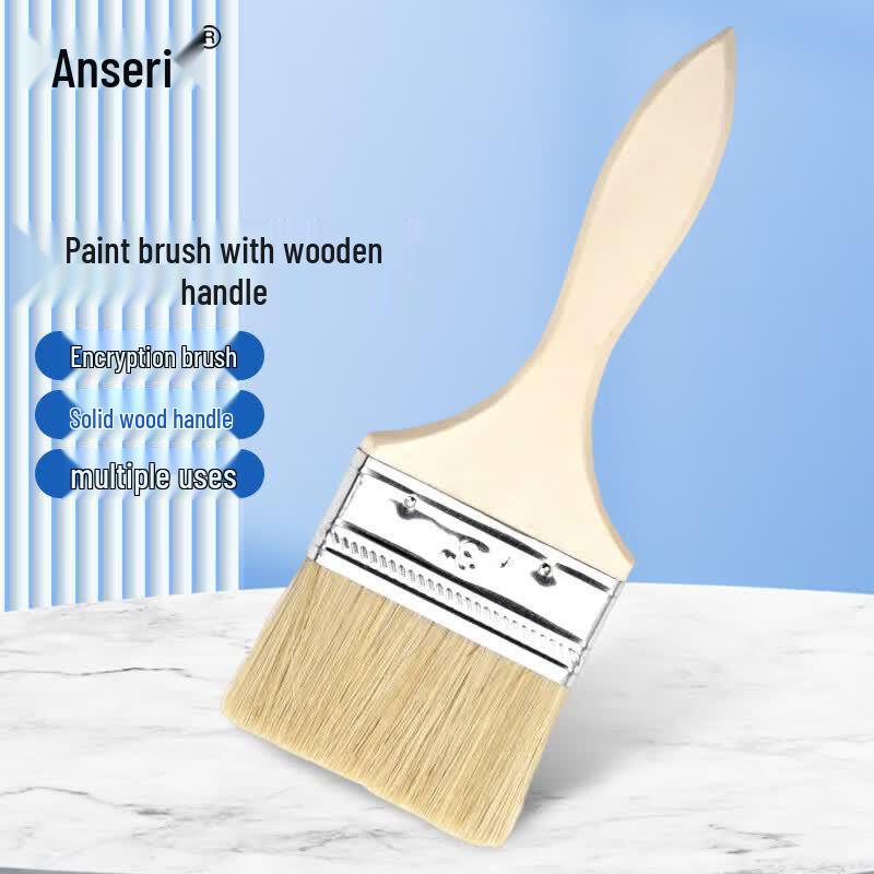 Ansellory Hog Hair Paint & Dust Brush