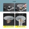 2Pcs Silicone Drain Backflow Preventer Anti Odor Drain Stop Temperature Resistant Drainer for Kitchen & Bathroom Sinks