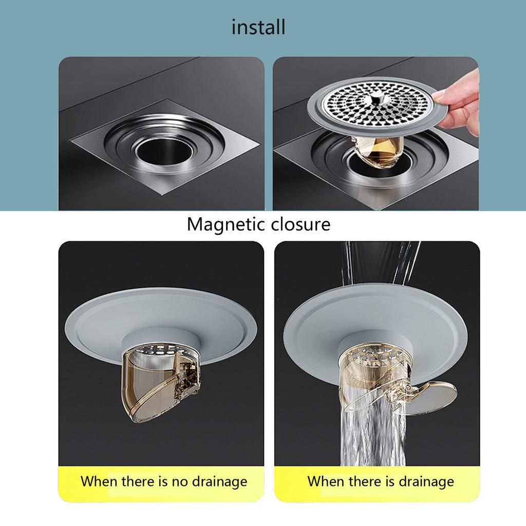 2Pcs Silicone Drain Backflow Preventer Anti Odor Drain Stop Temperature Resistant Drainer for Kitchen & Bathroom Sinks