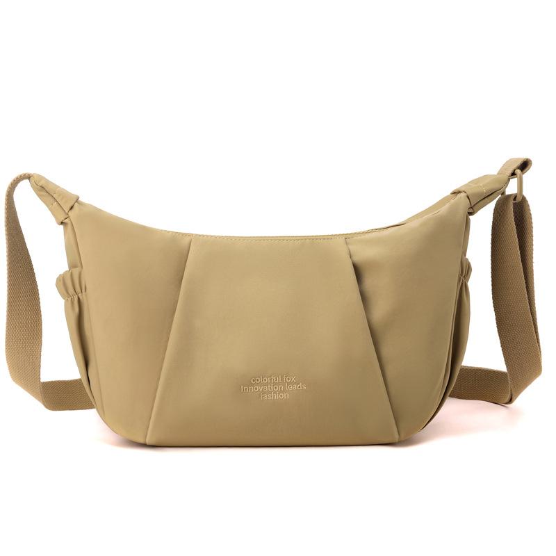 New Women's Messenger Bag Women's Multi-layer Croissant Bag Casual Anti-splashing Shoulder Bag