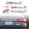Aluminum Car Styling Body Side Fender Trunk Logo Stickers For Rio Picanto Sportage Niro Morning Ceed ProCeed Optima Seltos