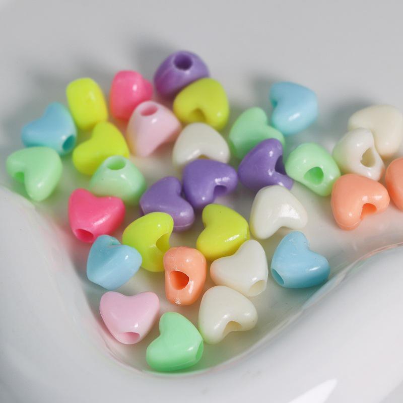 

Heart Candy Color Square Beads for Jewelry Making, 10MM