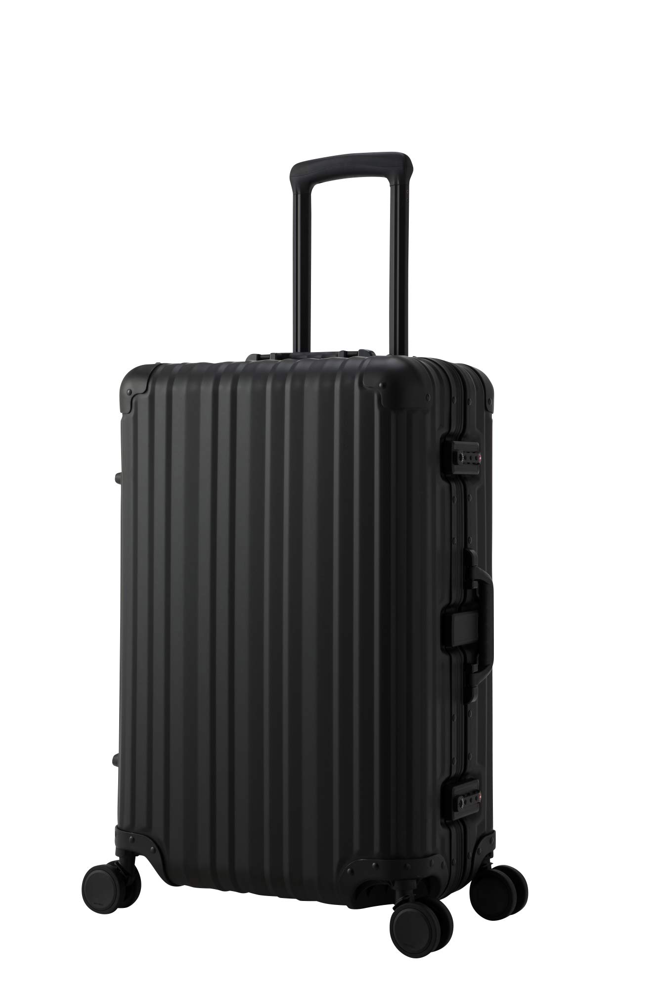 

Aileron 24 inch spinner suitcase aluminum with warranty 58L 66 cm kg [Ricardo] 5.9 (matte black)