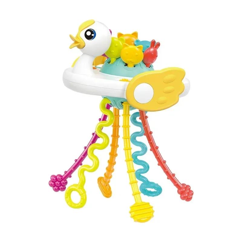 Baby Montessori Sensory Development Educational Toys Pull String Finger Grasp Training Early Learning Toy Teething Bpa Free 1-3Y