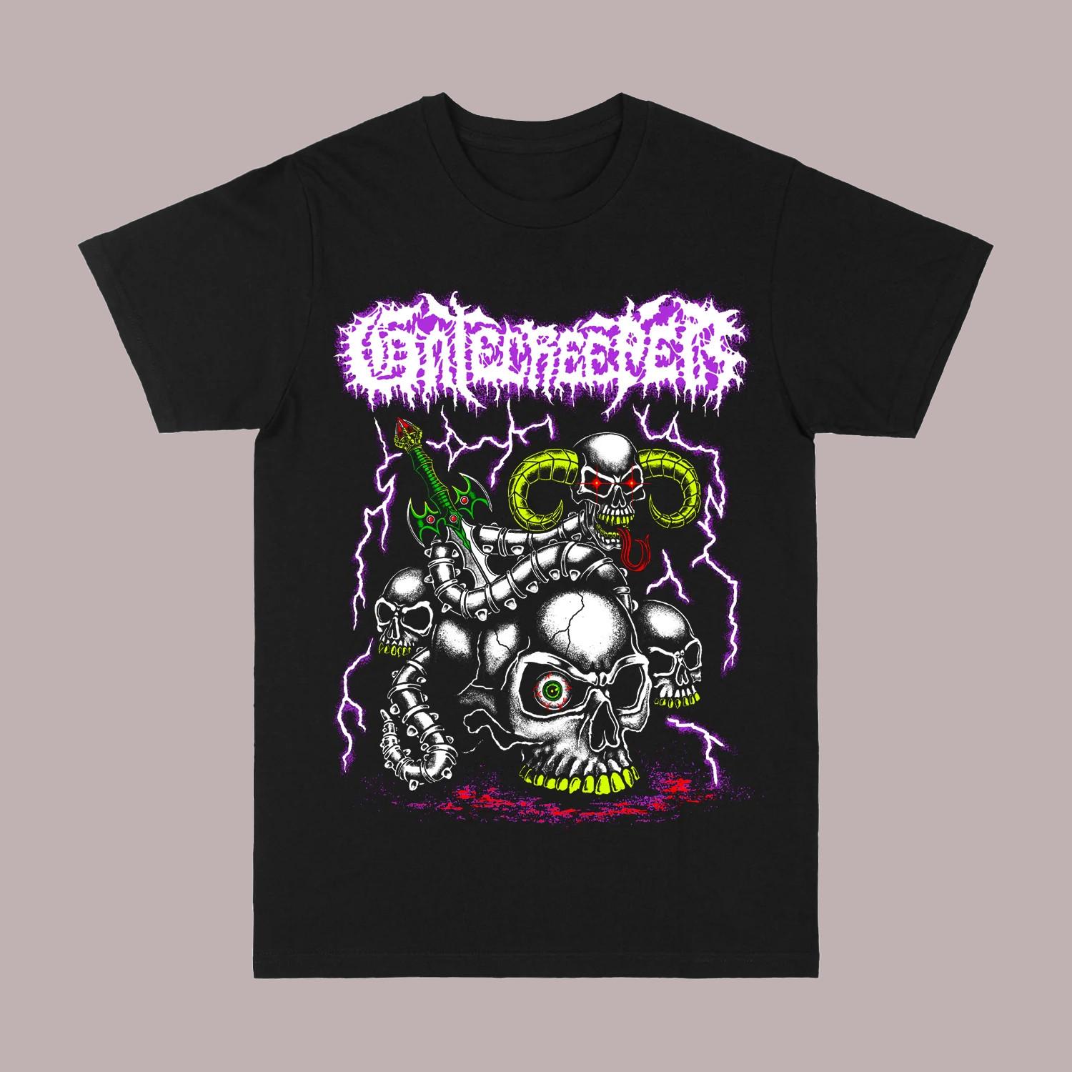NEW Gatecreeper Band Skull Snake Cotton Black T Shirt For Fans EN729 S разноцветный