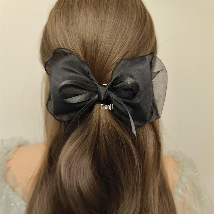 Handmade Tulle Bow Hair Clips: Fresh & Elegant Hair Accessories