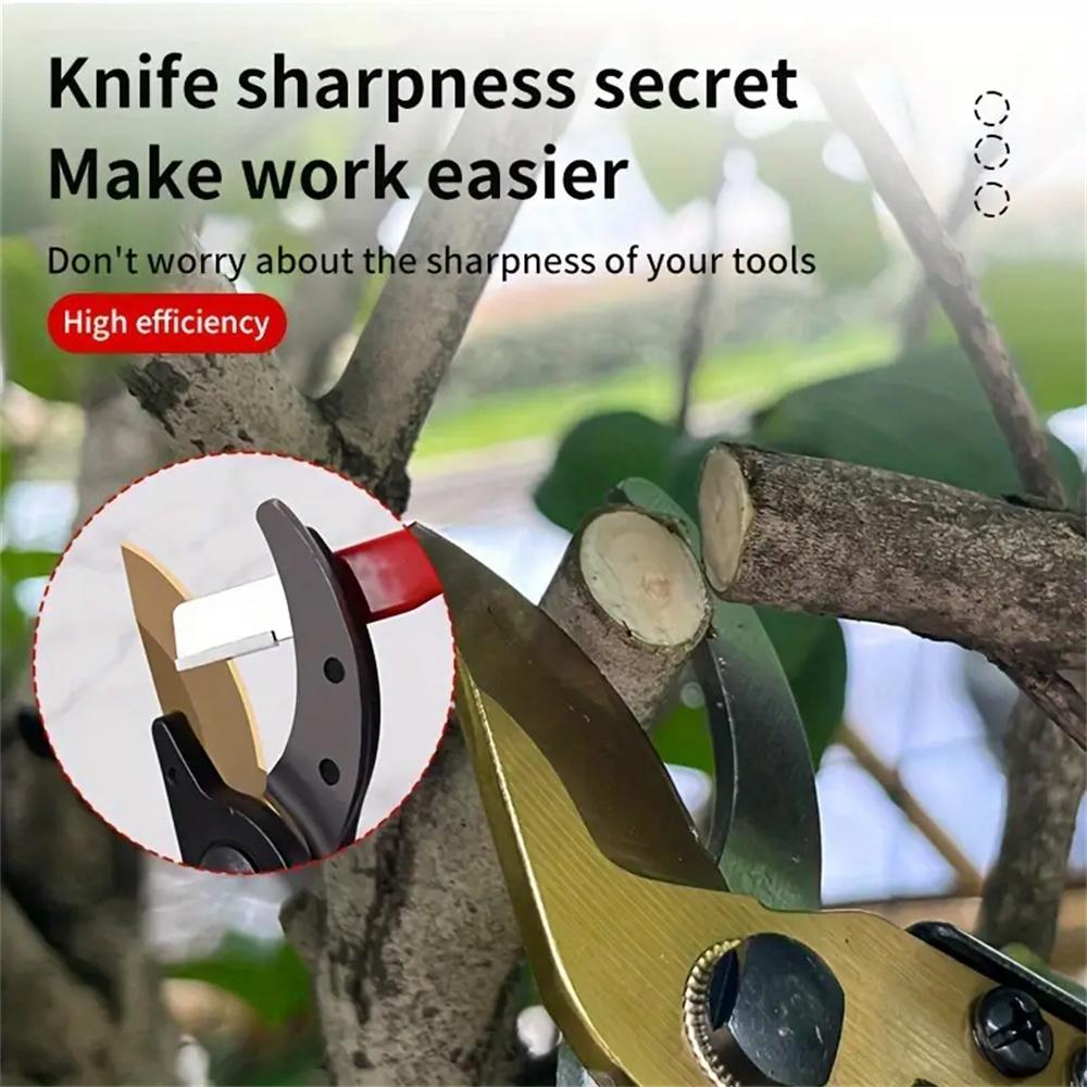 Professional Precision Sharpener for Knives Scissors Tungsten Steel Multi-Purpose Sharpening Stones Fits All Blades Garden Tool