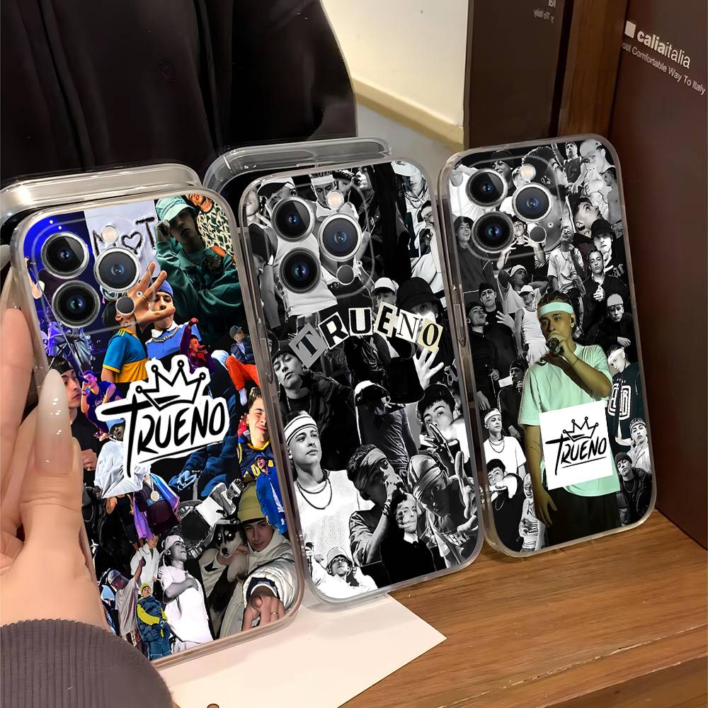 T-Trueno Rapper Fit For IPhone 16 15 Promax Phone Case IPhone 14 11 12 High End 13 Pro Silicone