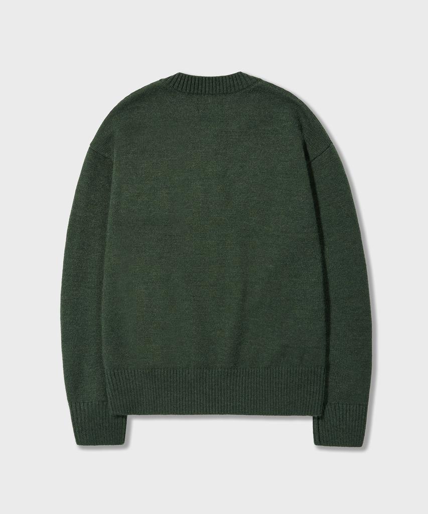 AMFEAST Essential V-Neck Knit Green