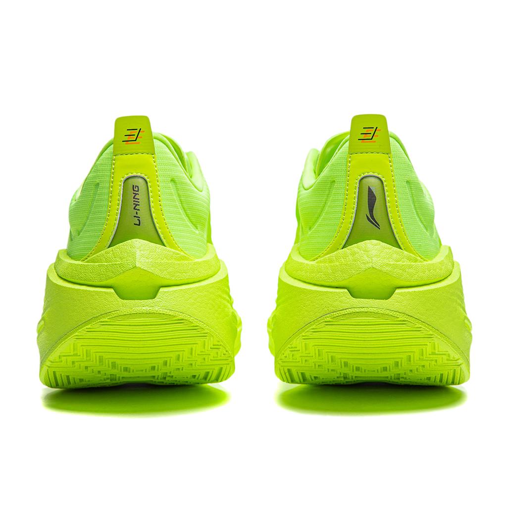 Li Ning Absolute Shadow 3 Essentielle Technologie Professionelle Geschwindigkeitstrainings-Laufschuhe Herren Sneaker Fluoreszierend-Grün ARRV003-17