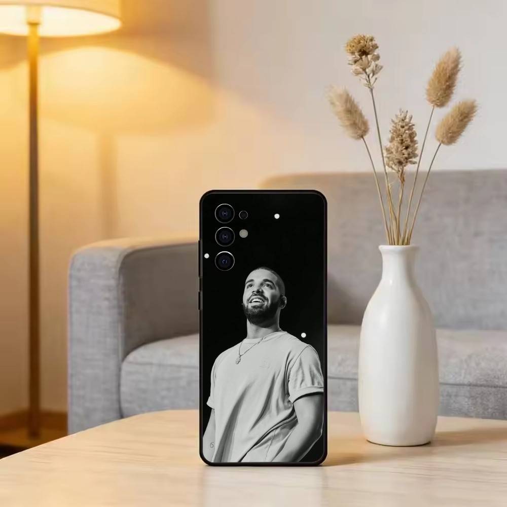D-Drake S-Style Views Phone Case Black Silicone Soft For Samsung S25,S24,S21,S22,S23,S30,Ultra,S20,Plus,Fe,Lite