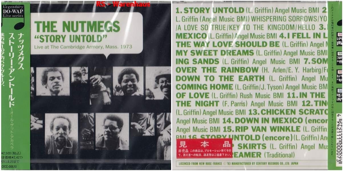 

CD NUTS MEGS - Story Untold CECO00570 Japan ObiSoul/Funk Used
