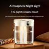 Rechargeable 3 Spray Humidifier Large Capacity Quiet Air Humidifier with Night Light Portable for Home Office Bedroom Desktop
