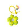 Colorful Flower Rubber Keychain Plush Toy Ins Style Trendy Key Holder Bag Charm
