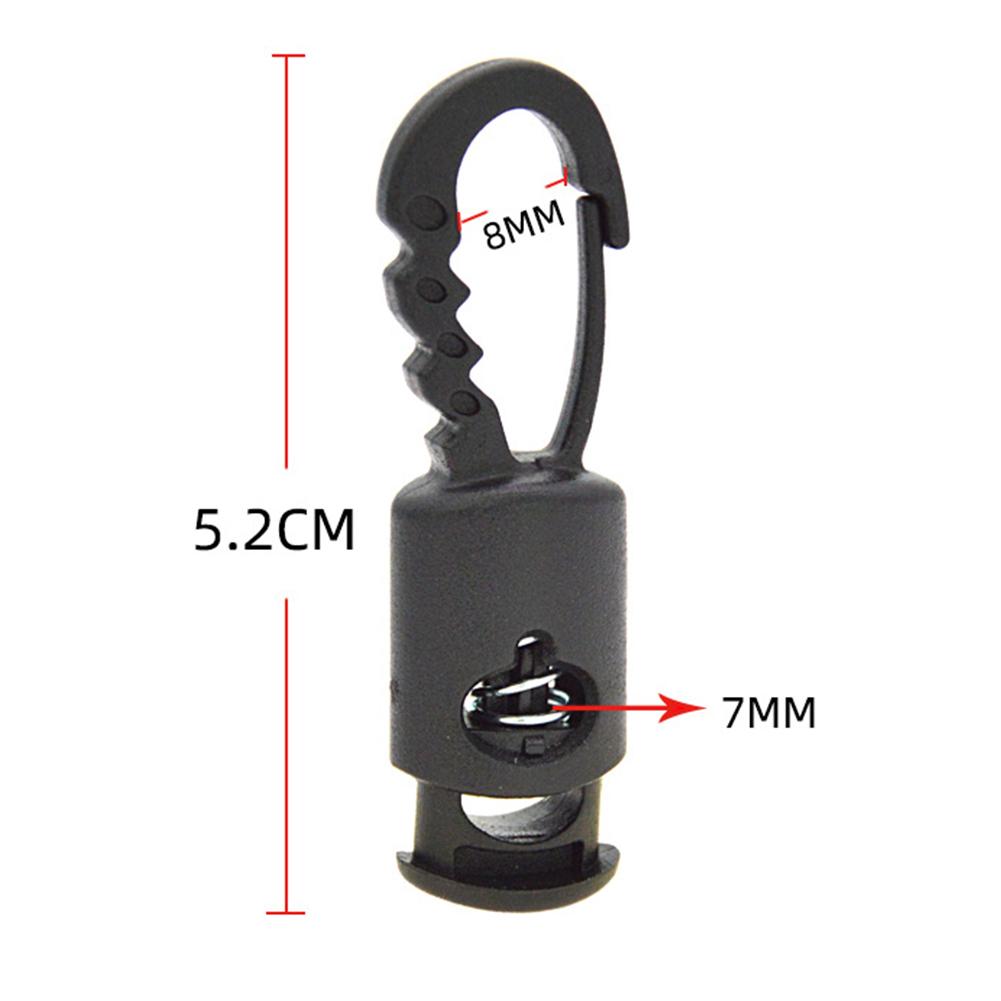 Secure and Quick To Use Awning Hook Clamp for Tent Wind Ropes Pack of 10