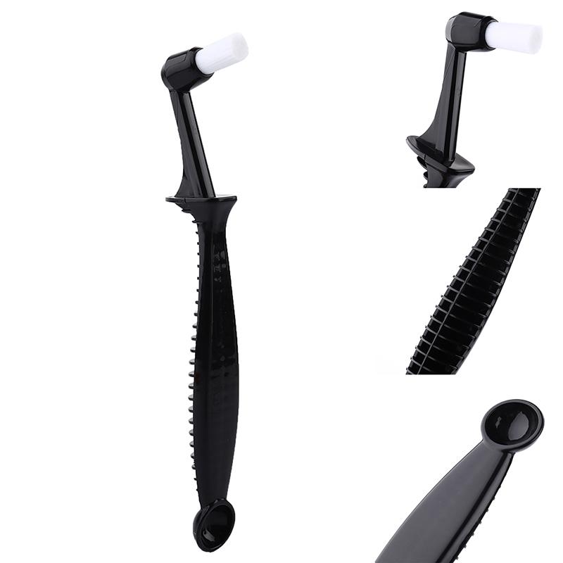 1Pc Coffee Brush Espresso Coffee Machine Cleaning Brush Long Handle Integrated Two-In-One With Spoon Cleaning Nylon Brush