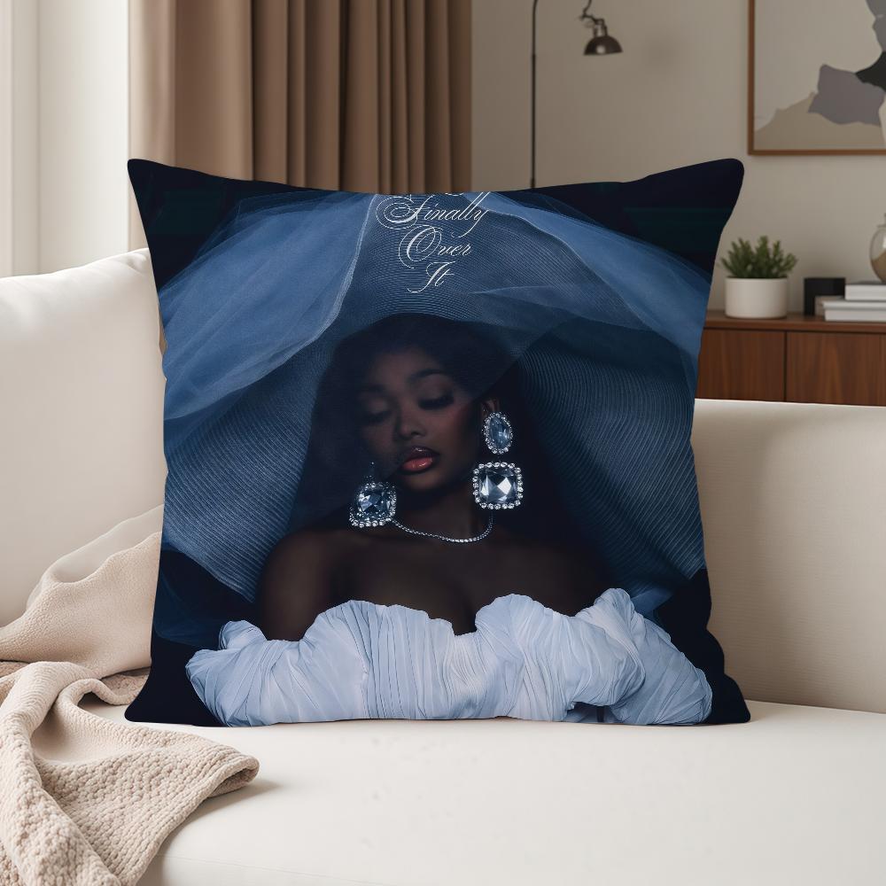 Singer Summer W-walker Finally Over It Pillow Case Suitable For Bedrooms Living Rooms Cars Home Decoration 12x12Inch