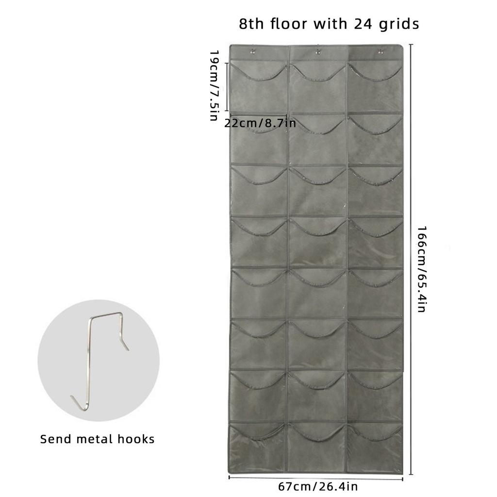 24/18 Grids Cap Storage Rack Wall Mounted Hat Display Holder Bags Door Back Closet Hats Organizer Baseball Caps Hanger