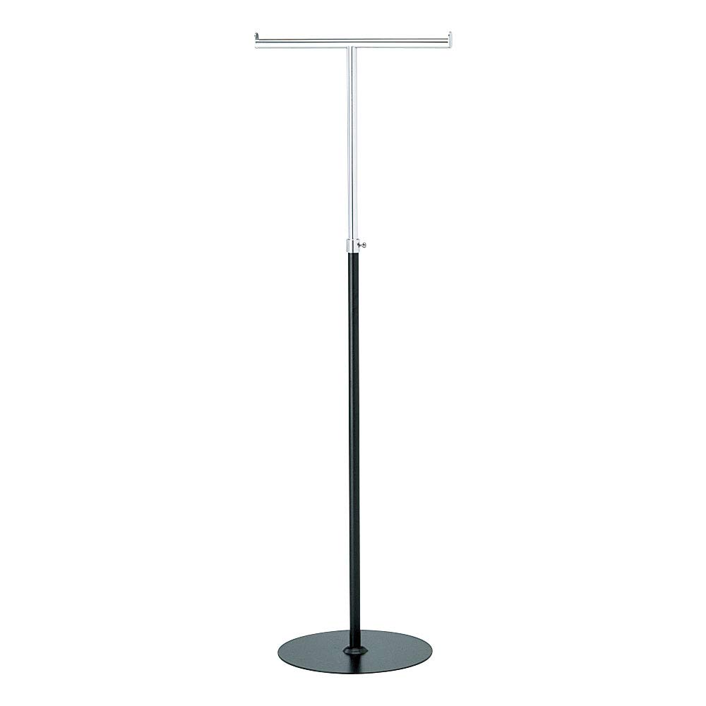 

Tamatoshi Сборная Узкая Вешалка для Одежды Черная Сверхпрочная, Т-образная Стойка, чёрный