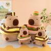 Cute & Funny Capybara Plush Toy with Removable Clothes