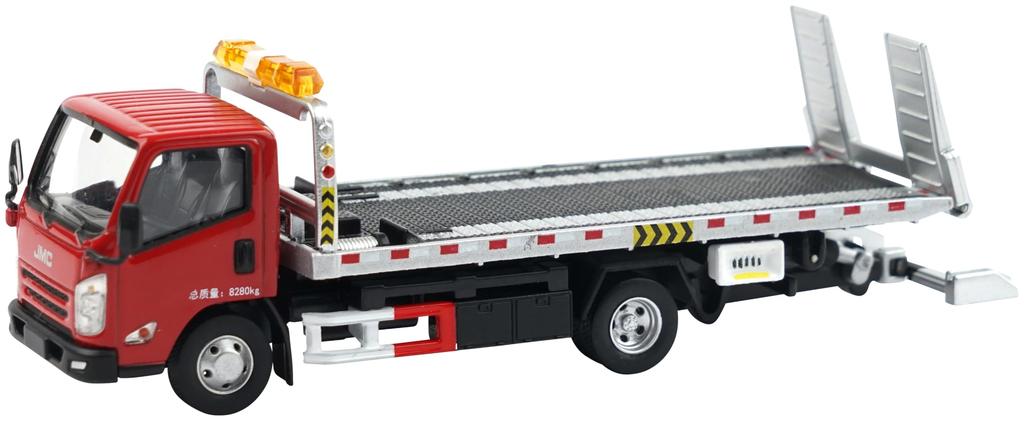 Genesis Company and XCARTOYS JMC Kairei Tow Truck Finished Model 1/64 2-Car - Red, Y24-08