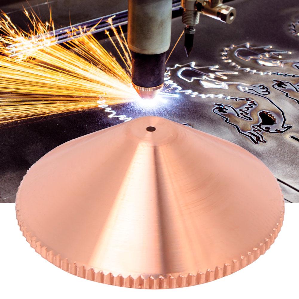 1 Stück Einlagige Laserdüse Messing für CO2 Faserlaserschneidmaschine 0.81.01.21.41.5mm1.0mm