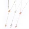 Trendy Cross Pendant Necklace: Sweet & Cool Dark Fashion Clavicle Chain