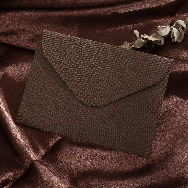 5 Peças Padrão Linho Retrô Envelope Carta de Confissão para Namorada Convite de Negócios de Alta Qualidade Cartão Postal Capa para Carta Convite