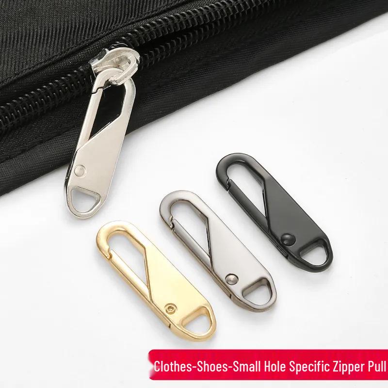 Universal Zipper Head Repair Kit with Removable Pull Tab Accessories