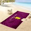 Asciugamano da Spiaggia con Stampa Aston Villa F.C., Asciugamano Grande Morbido ad Asciugatura Rapida per Spiaggia Campeggio Nuoto