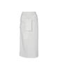 PAINORPLEASURE Gebundenes Langes Kleid Weiß