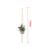 Hanging Plant Handmade Macrame Plant Hanger Flower Pot Planter Hanger Wall Decor Courtyard Garden Hanging Planter Hanging Basket