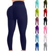 Damesmode Hoge Elasticiteit Sport Bodybuilding Cropped Broeken Fitness Vrije Tijd Yoga Hip Bubble Broeken