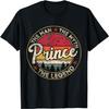 Príncipe O Homem O Mito A Lenda Camiseta Nome Personalizado