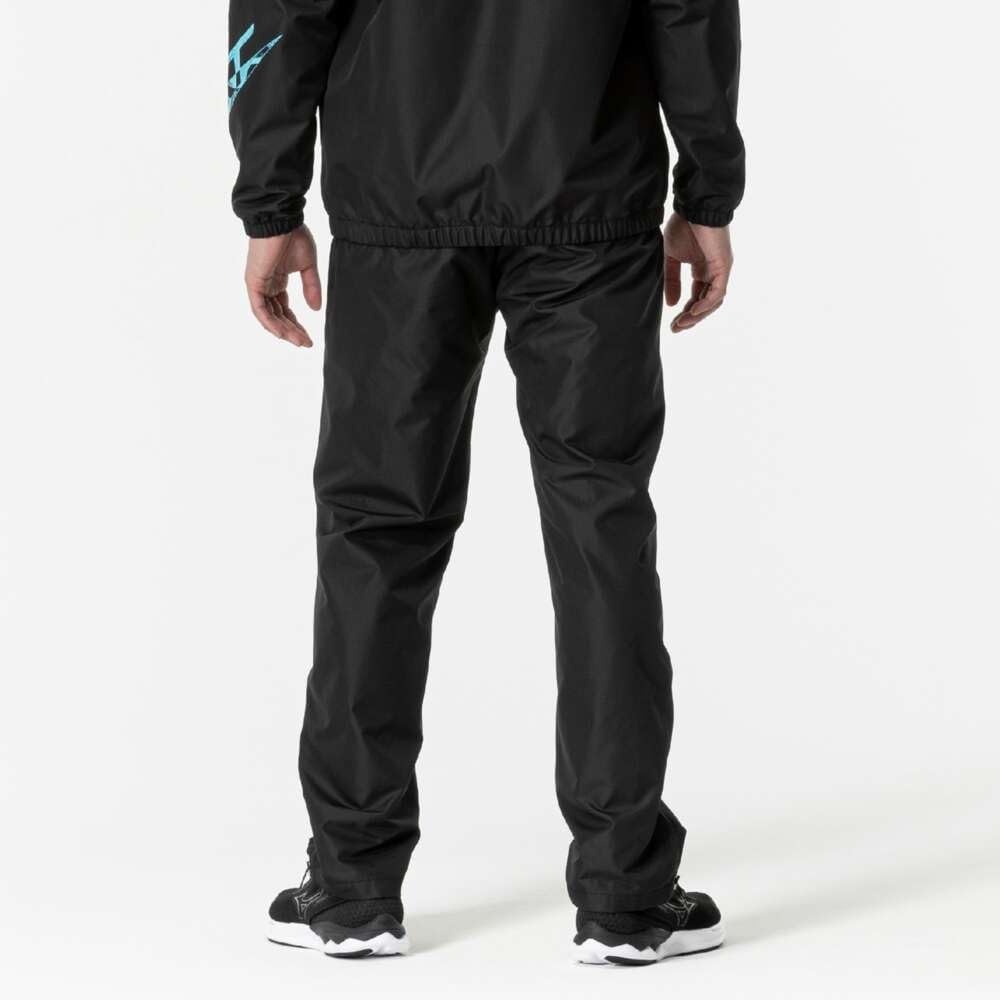 Mizuno Breath Thermo Training Warmer and 32JFB740 N-XT Pants, Moisture-Wicking, Water-Repellent, Windproof, Black,