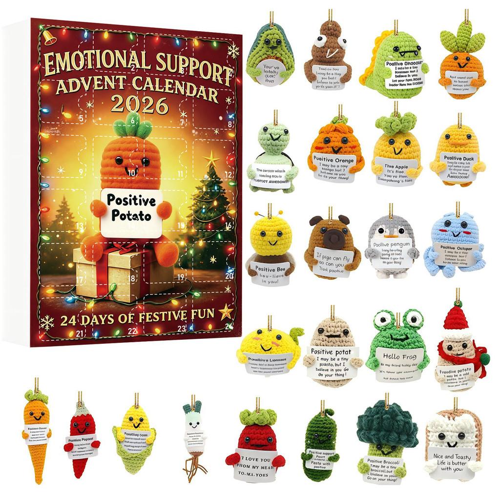 Christmas Support Advent Calendar With Cartoon Acrylic Components For Holiday Gifts And Celebrations