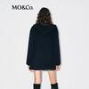MO&Co. Detachable Hood Wool Blend Coat