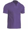 GMXIA Men's Fashion Casual Summer Spring Short Sleeve V-Neck Blouses & Shirts