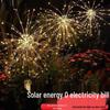LED Solar Pusteblume Feuerwerk Gartenleuchte