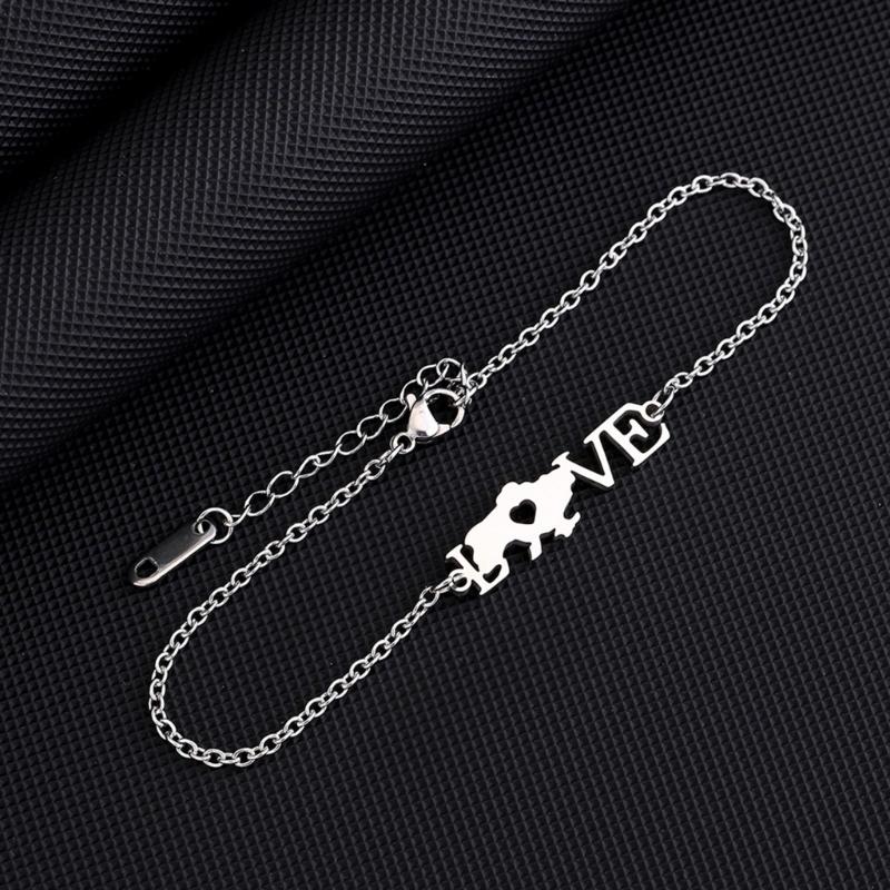 Ukraine Map Bracelets Pendant Bracelets Ukraine Flag Bracelets Ukraine Jewelry Chain Bracelets Stainless Steel Material