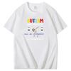 Autism Is Not A Disability Its A Different Ability Graphic T Shirts Unisex Summer Short Sleeve T Shirt Cotton Print T Shirt