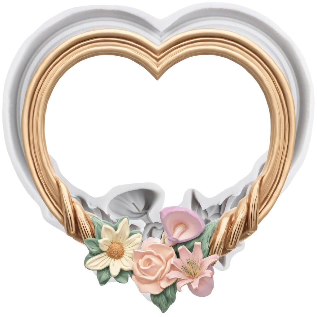 Picture Frame Silicone Molds Photo Frame Fondant Mold Cake Decorating Tools Cupcake Topper Candy Resin Clay Chocolate Gumpaste Mold