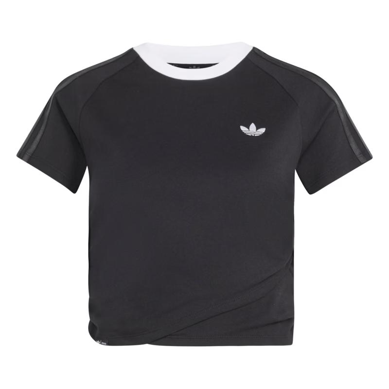 adidas X JENNIE Cropped Pleated T-Shirt