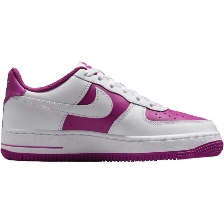 Nike Air Force 1 Low GS Hot Fuchsia Kids Sneakers Purple White HV0938-100