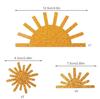 26pcs Sun Cake Golden Sun Cake Cupcake Toppers Ball Dessert Picks, Sun Theme Birthday Party Baby Shower Celebration Photo Props