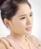 S925 Sterling Silver Korean Style Women's Fox Earrings with Diamond Inlays