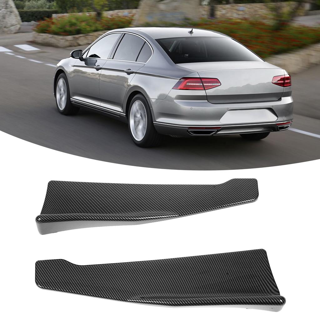 2 st 35 cm Bakre stötfångare Canard Läpp Splitter Vänster Höger Nedre Splitter Spoiler Karosskit Ersättning för Seat